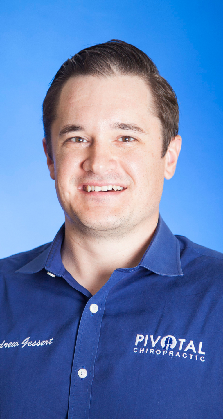 Headshot of Dr. Andrew Gessert of Pivotal Chiropractic